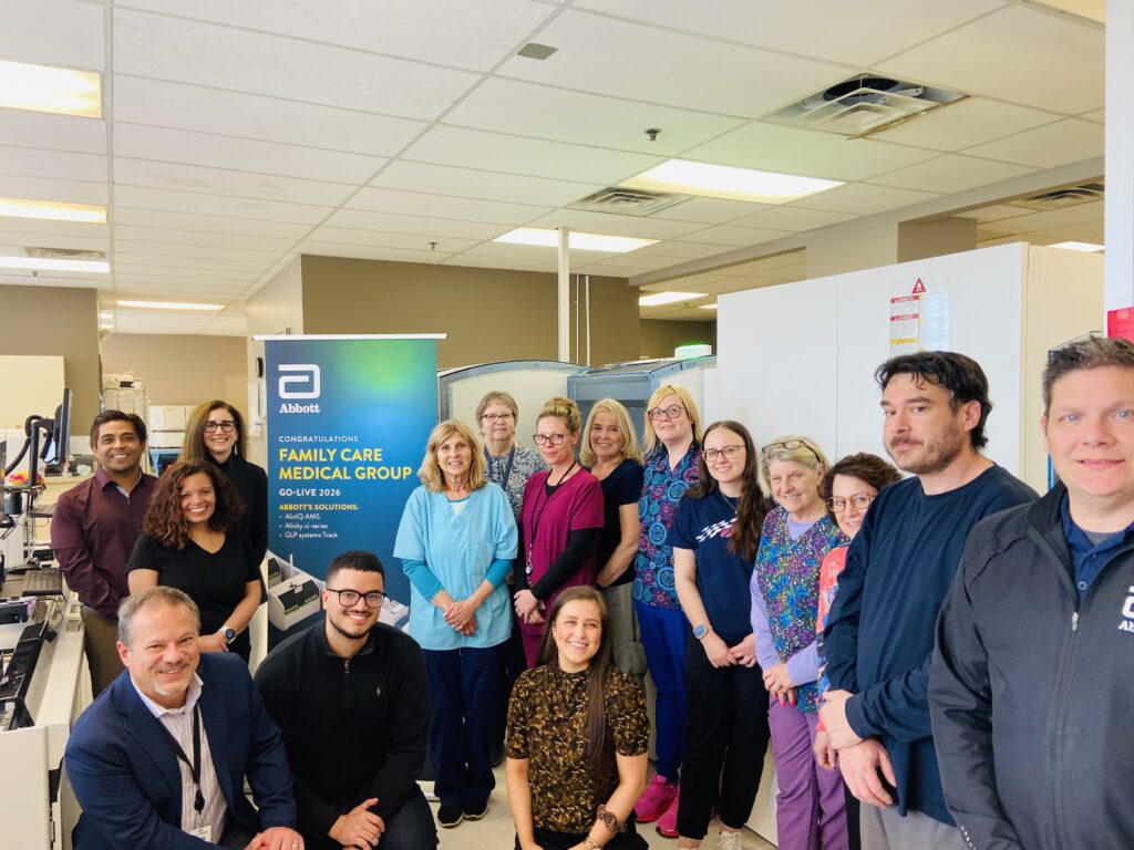 ribbon cutting at new FamilyCare Medical Group laboratory